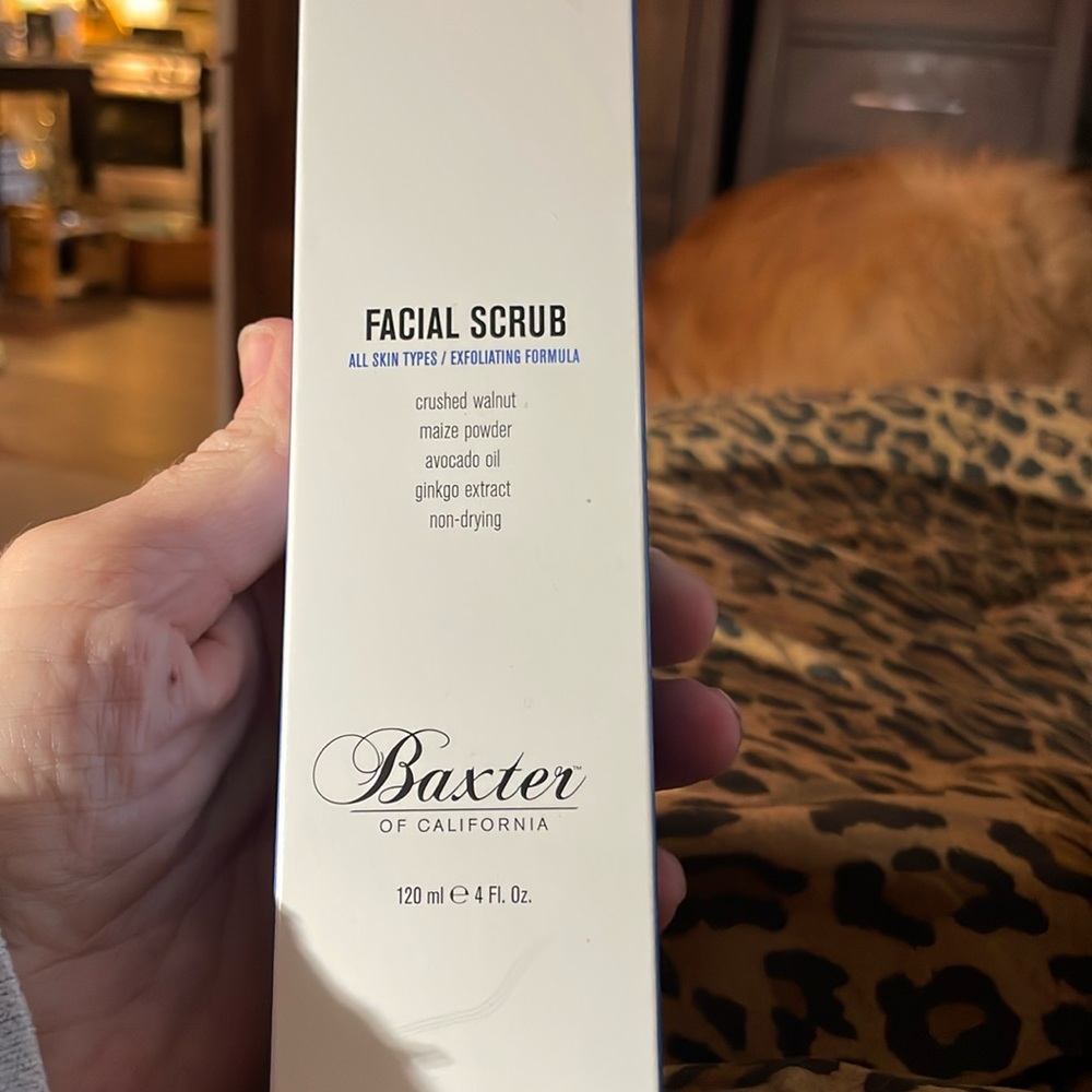 New in Original Box- Baxter Facial Scrub of California